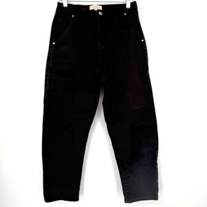 Farmers Market Womens Size 6 Black Barrel Leg Denim Jeans Grunge Street Style
